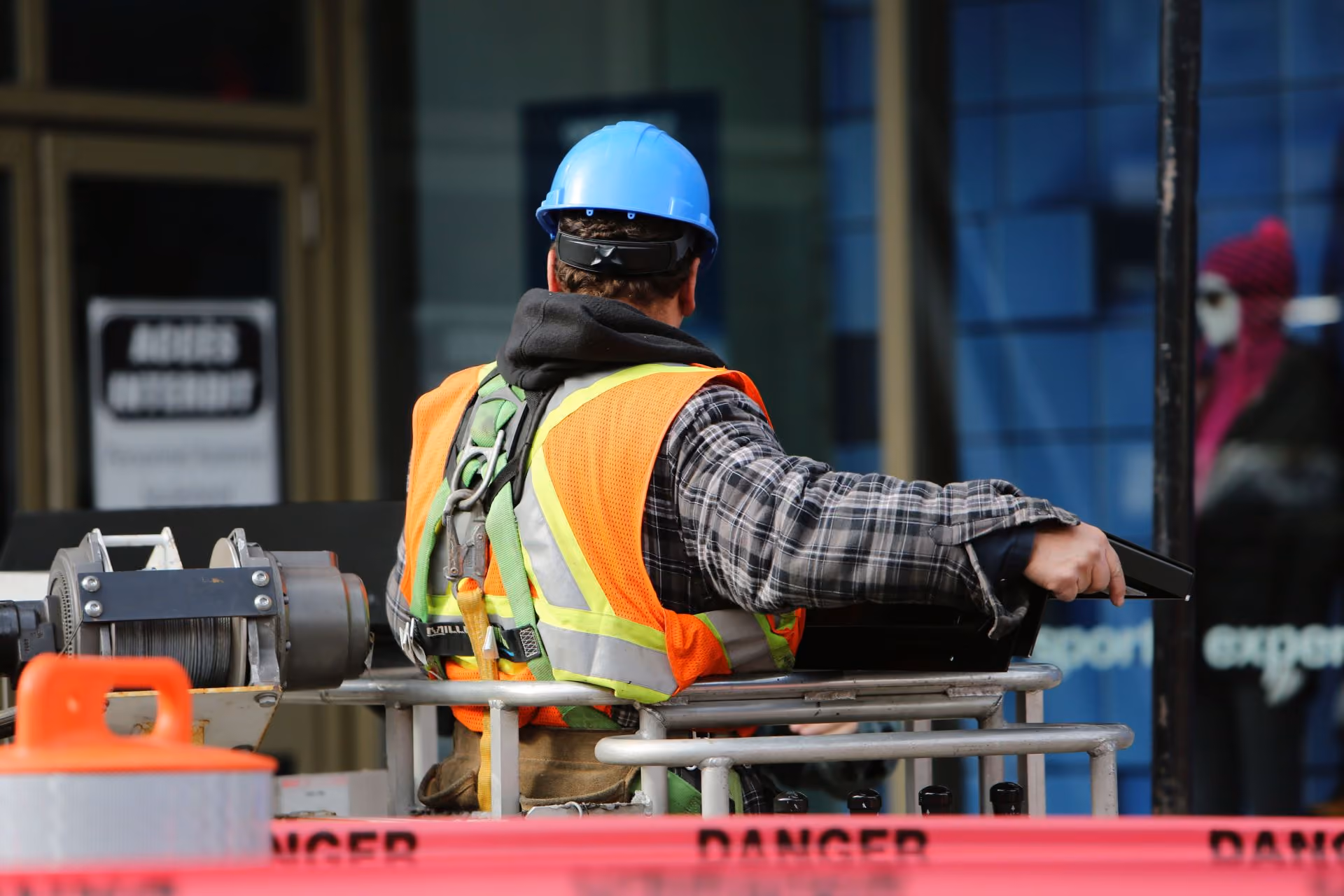 Worker Wearing Safety Gear