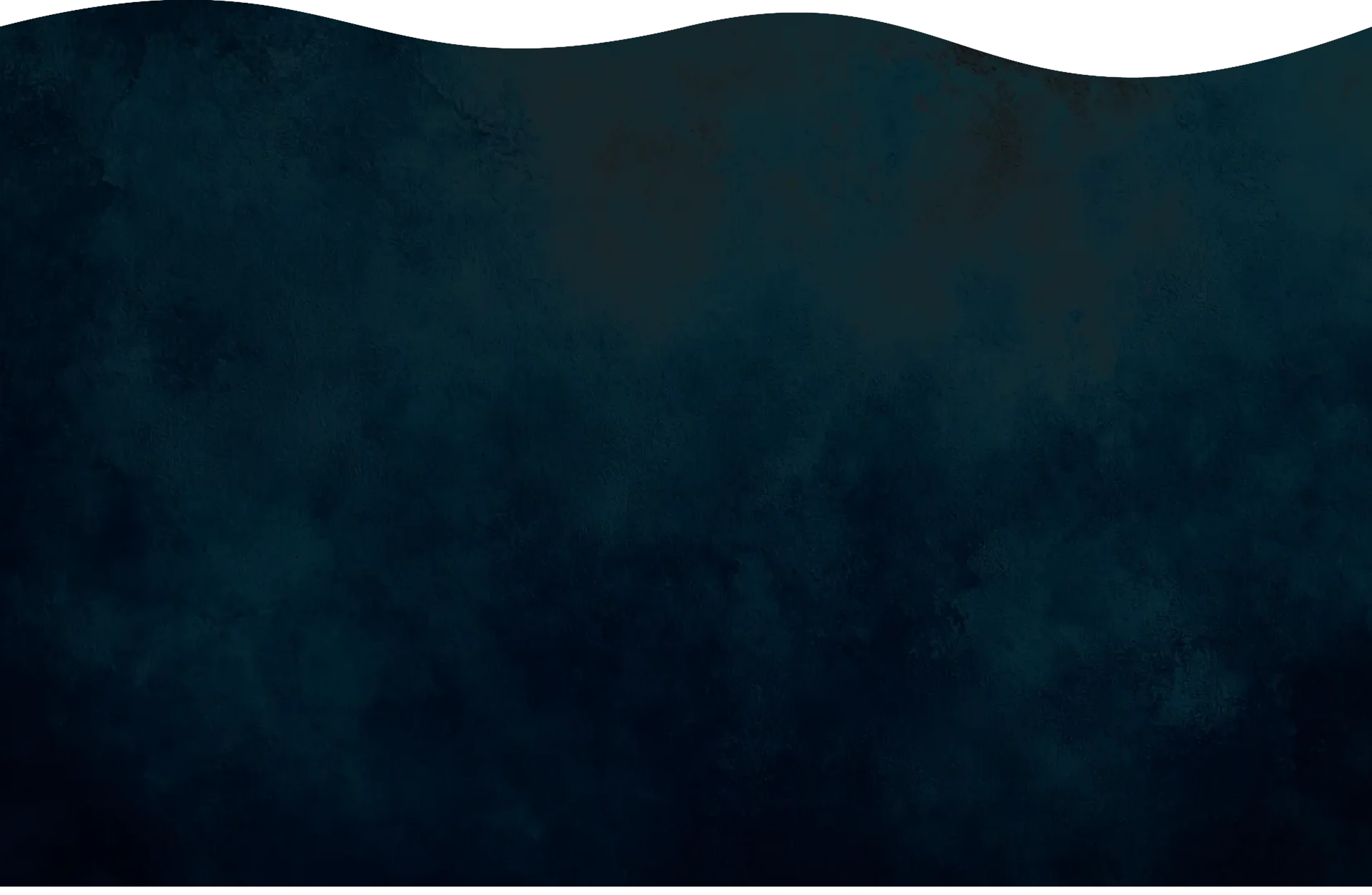 Dark textured blue background with a smooth curved top edge.