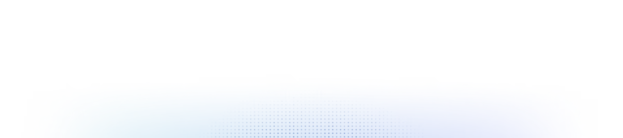 Abstract horizontal gradient blend of blue and purple hues with soft, blurry edges on a black background.