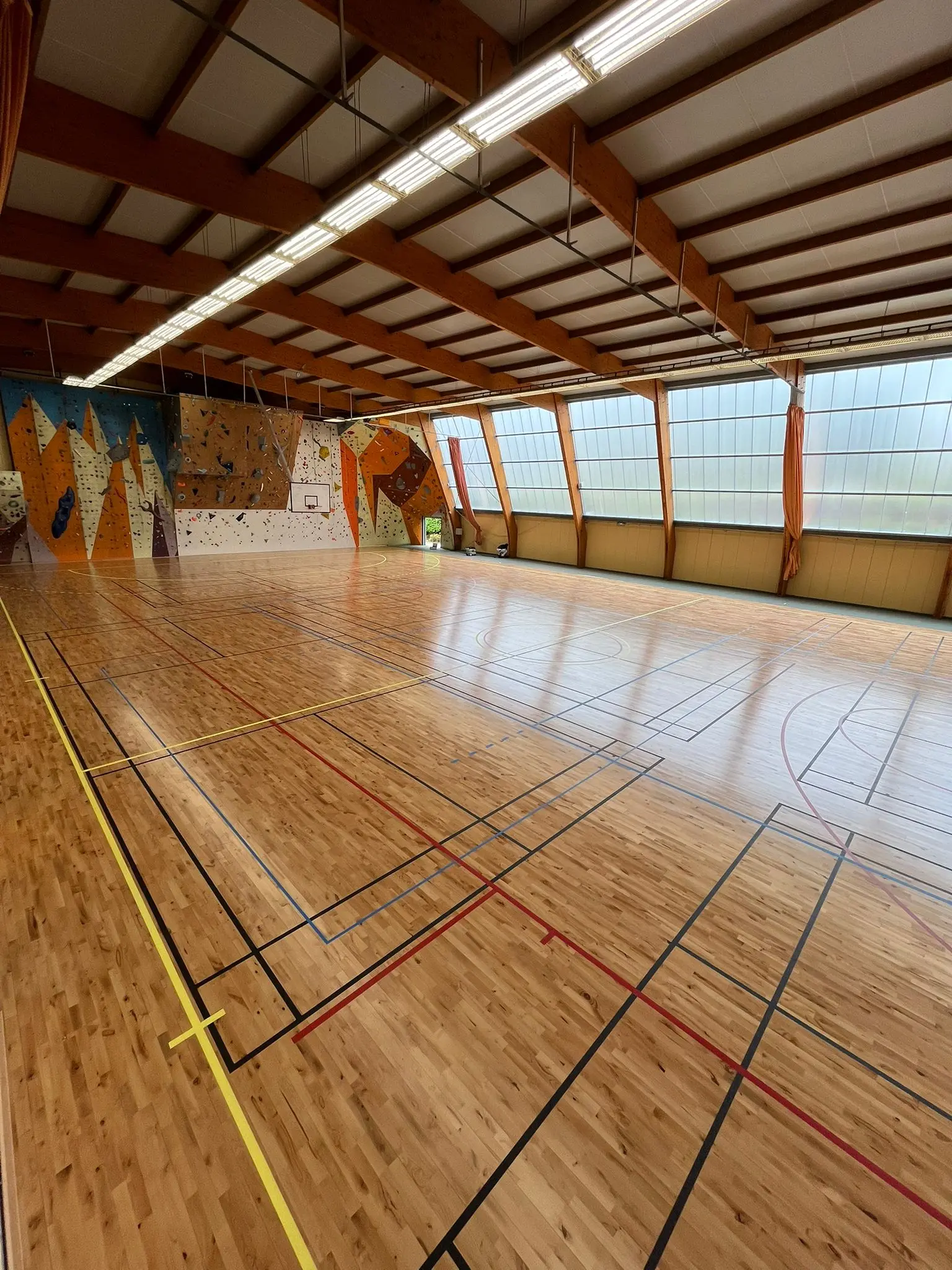 Tracés multisports Charente parquet