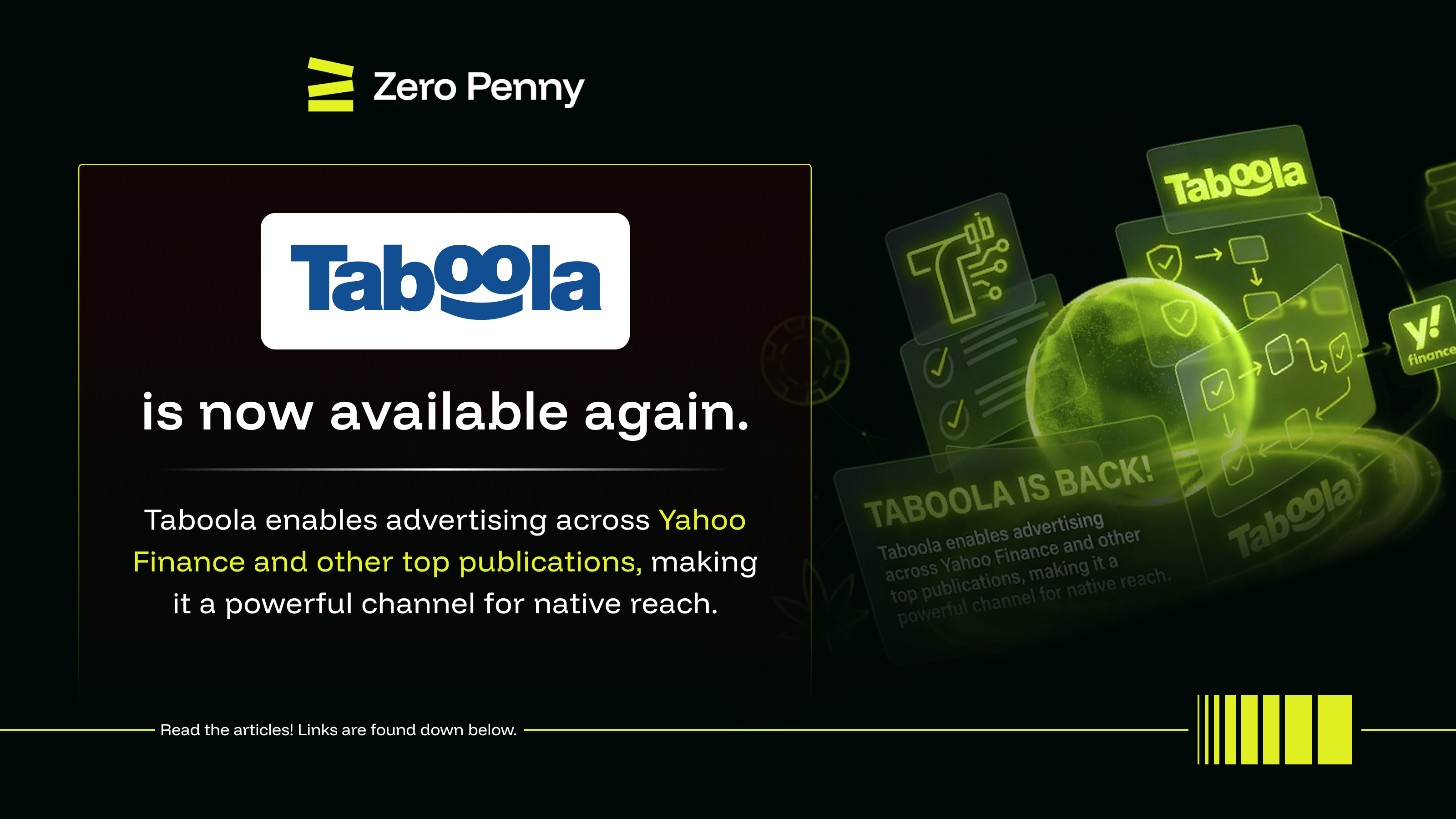 Zero Penny Now Offers Taboola Ads for Whitehat and Blackhat Niches