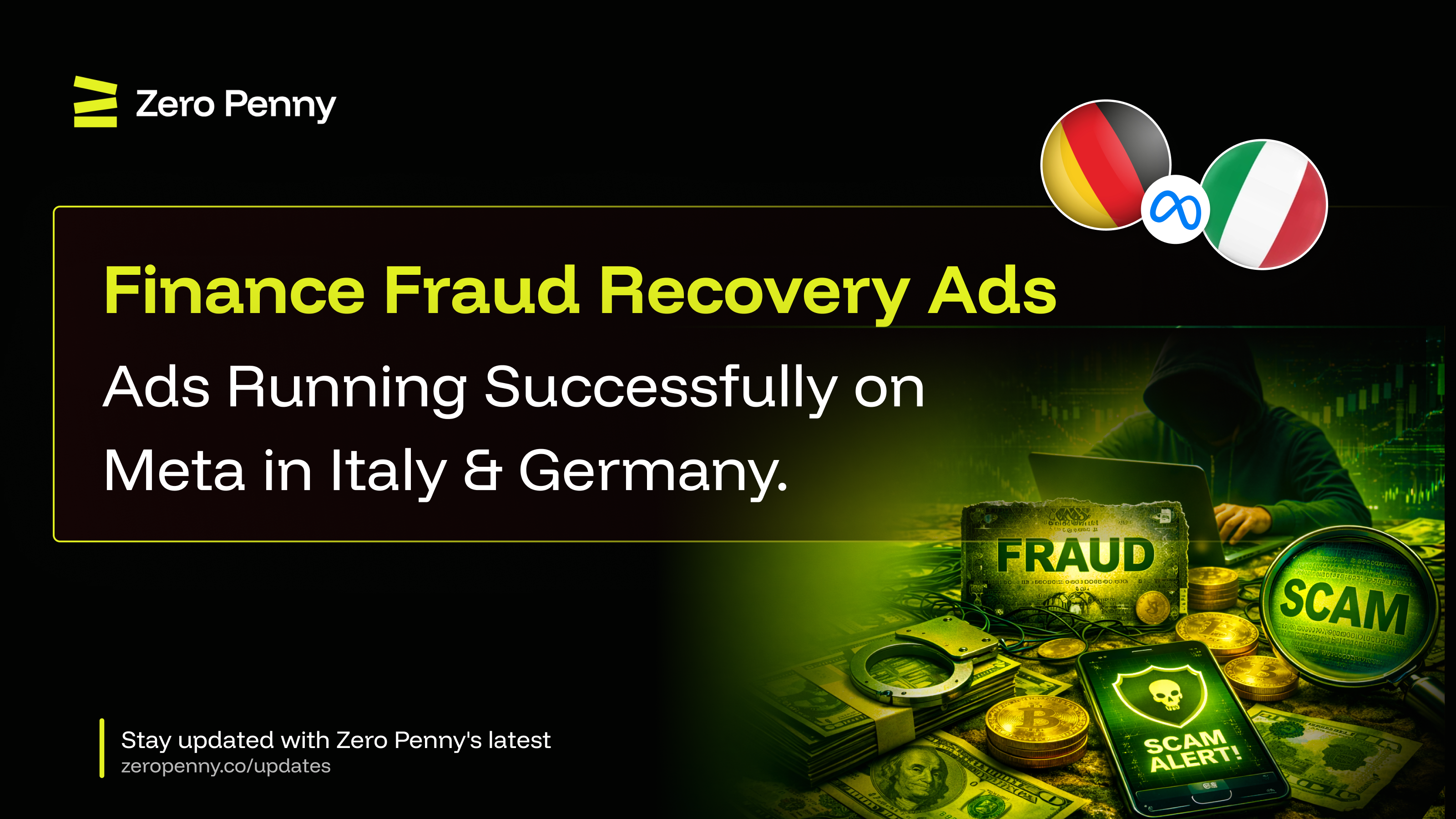 Finance Fraud Recovery Ads Running Successfully on Meta in Italy & Germany