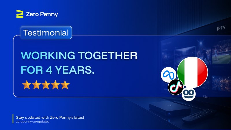 Italian IPTV on Meta — 4 Years Running and a 5-Star Review We Never Asked For