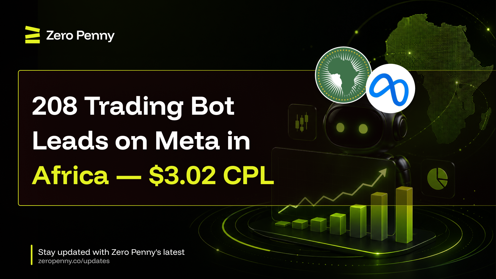 208 Trading Bot Leads on Meta in Africa — $3.02 CPL