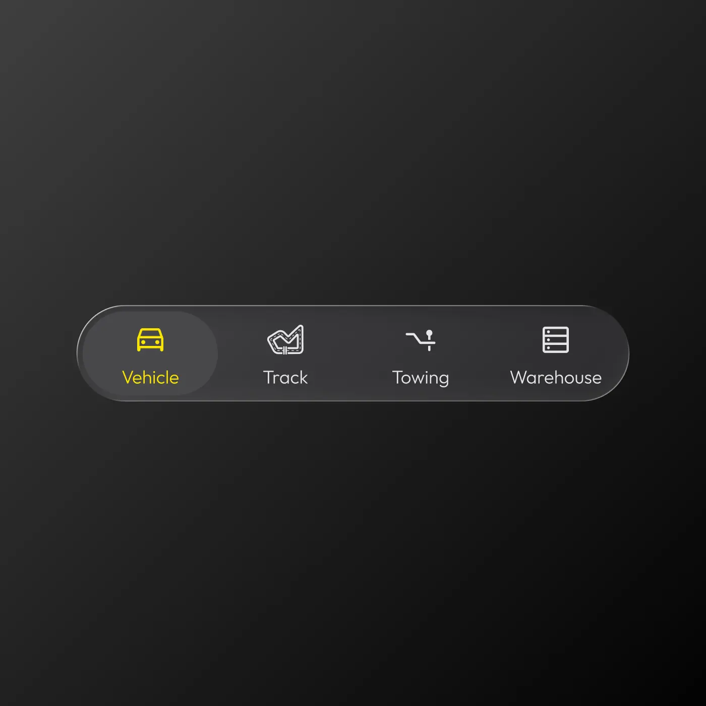 Menu de l'application MultiSync