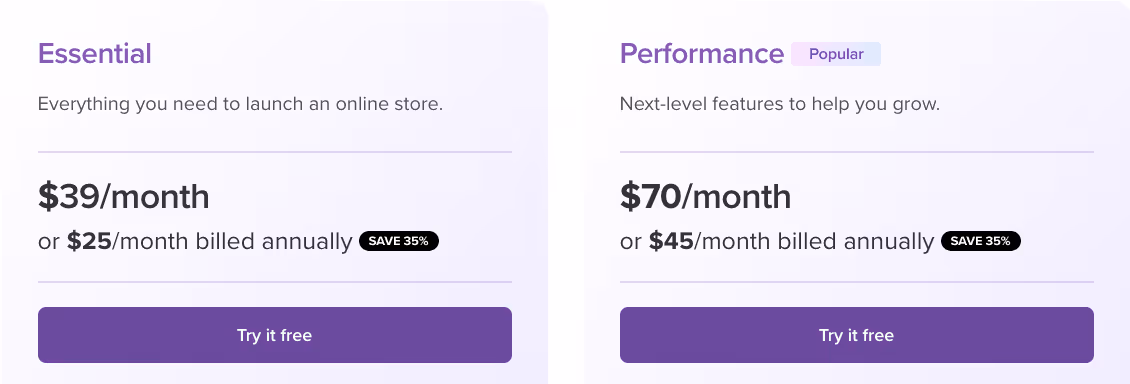 WooCommerce Pricing Table