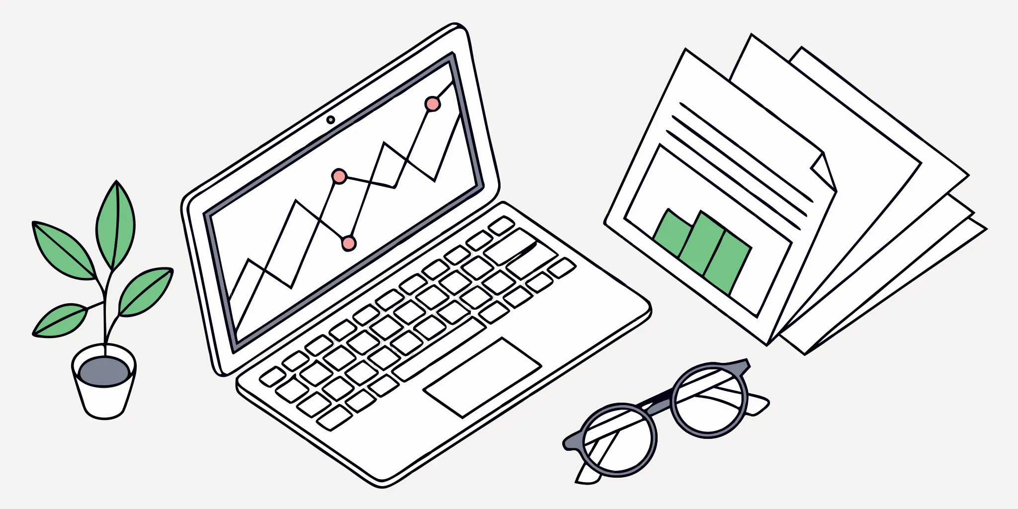 Email marketing compliance tools on a desk.