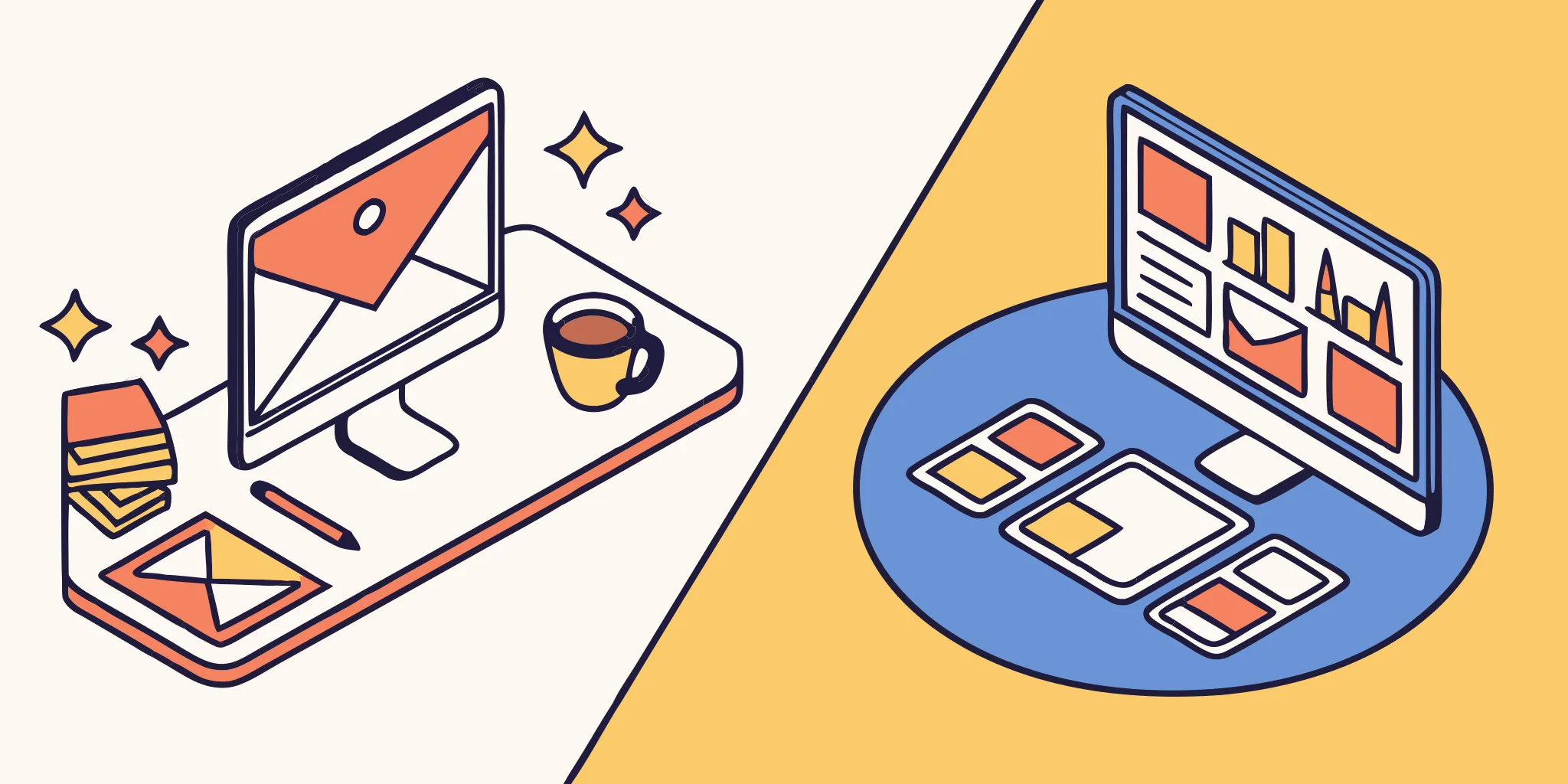 Email marketing agency vs. DIY platform.