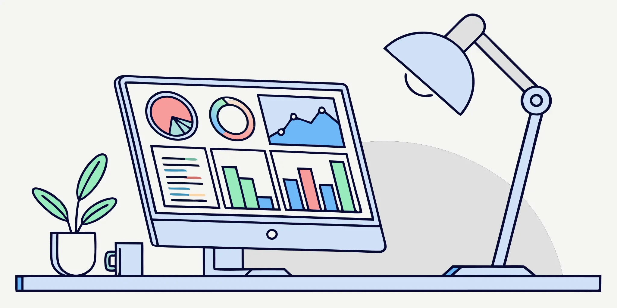 Email blast program dashboard.