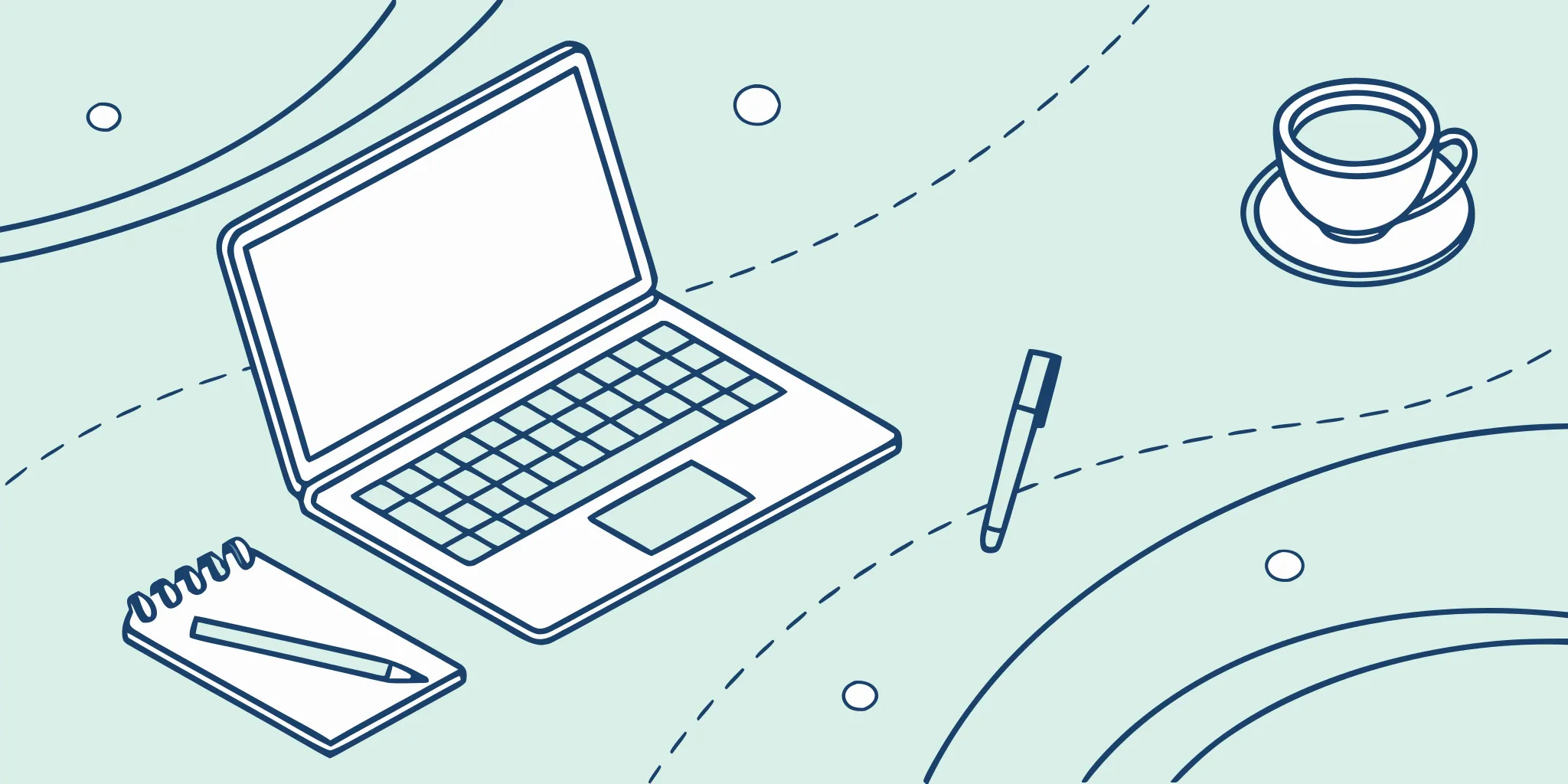 Writing a cold email on a laptop with a focus on avoiding the spam folder.