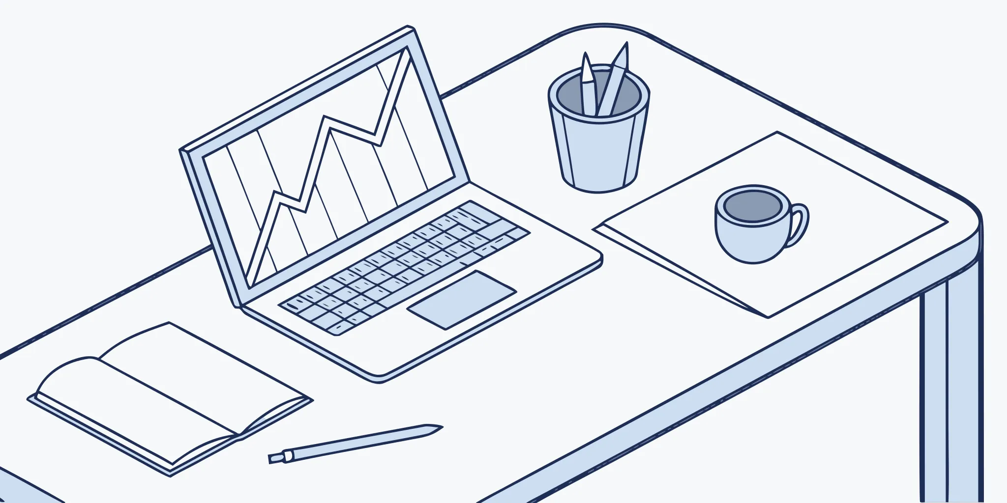 A laptop screen with a graph on the best domain setup for email deliverability.