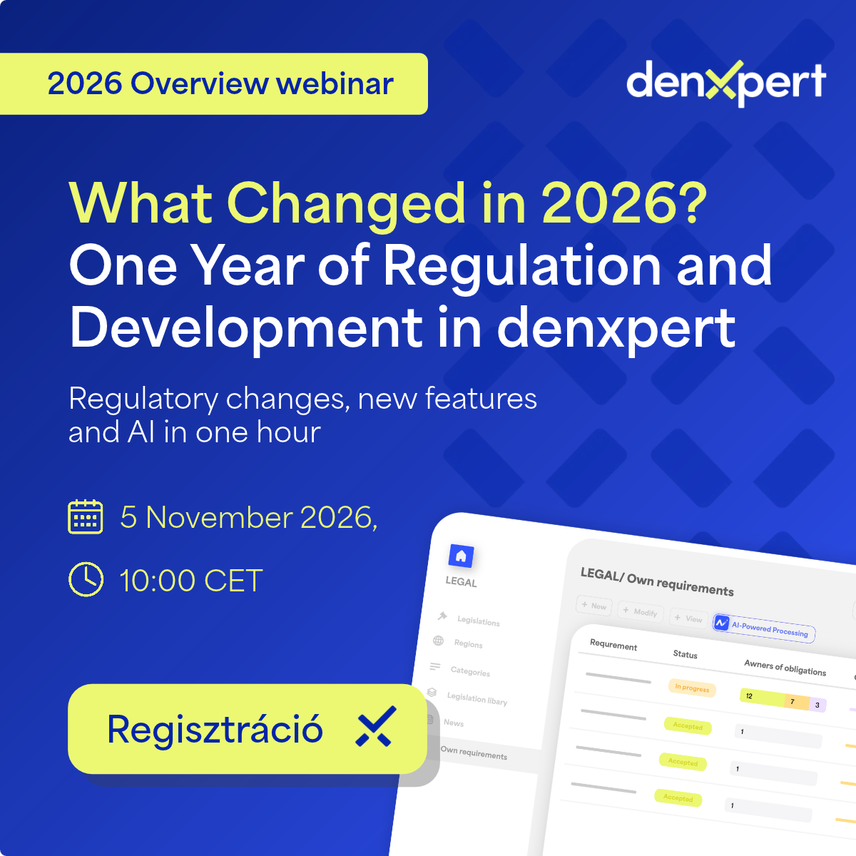 EHS & ESG Changes in denxpert platform 2026