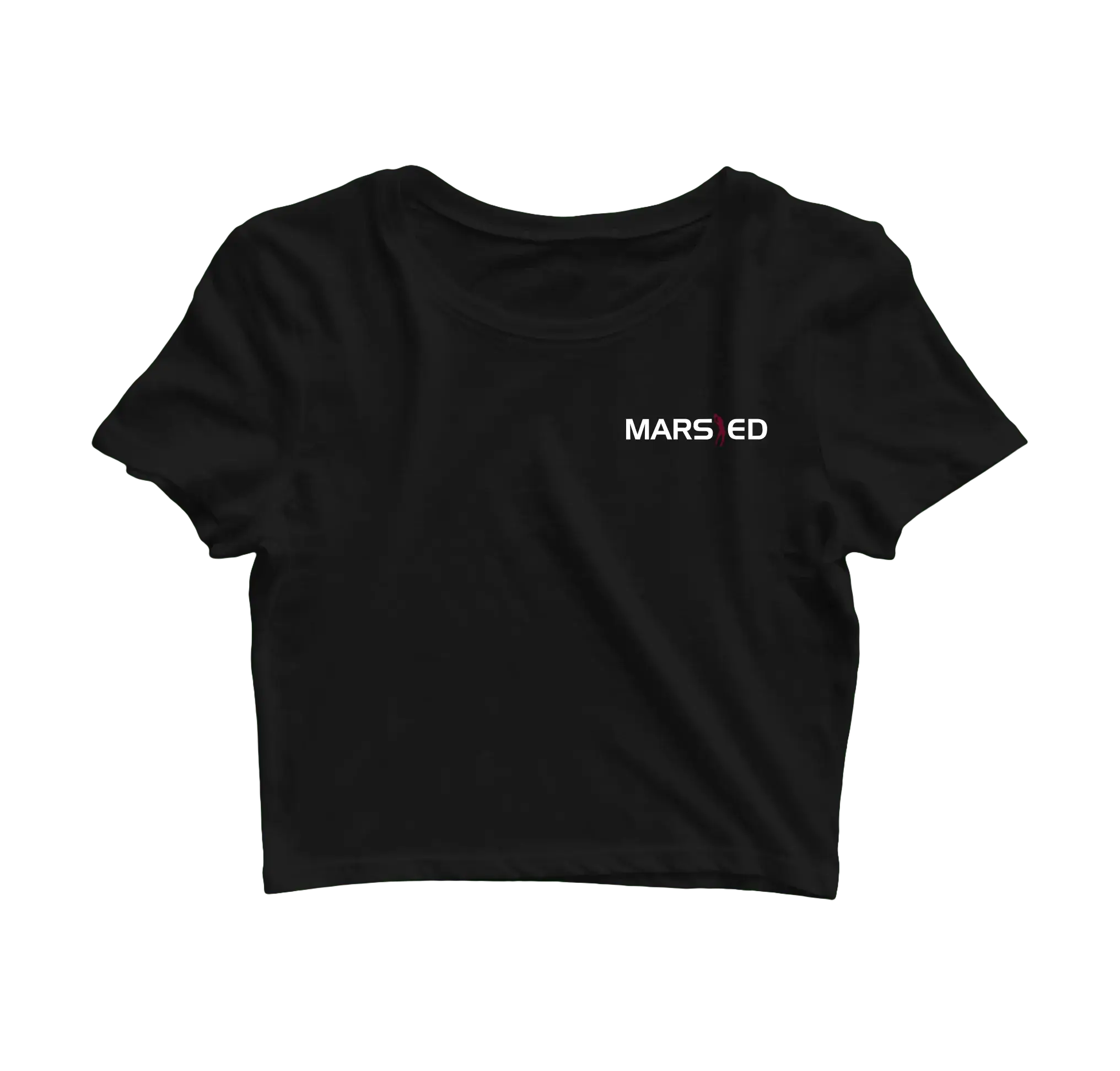 Nick Marsh Signature Logo Women Cropped Shirt