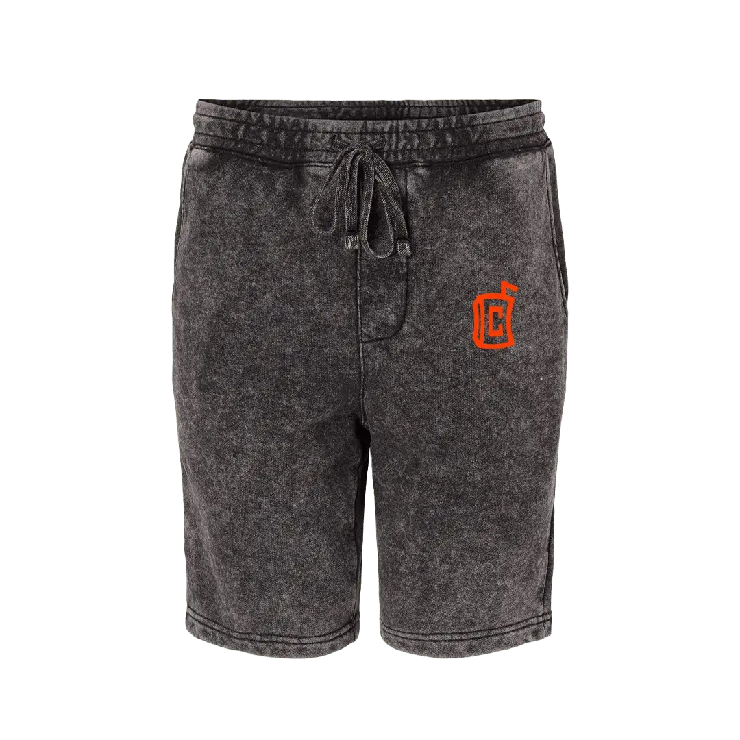 Cam Taylor-Britt Signature Logo Mineral Wash Shorts