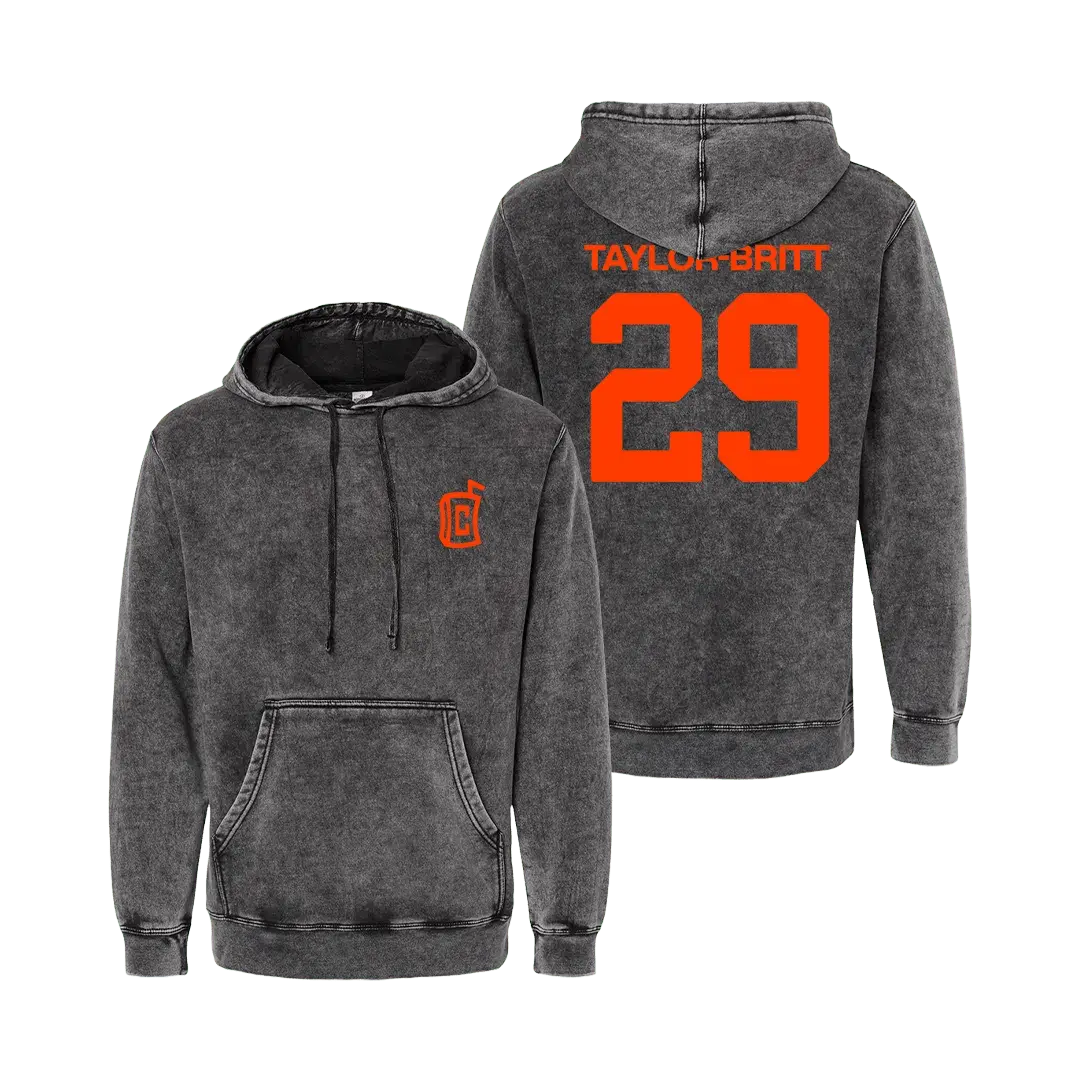 Cam Taylor-Britt Signature Logo 29 Mineral Wash Hoodie