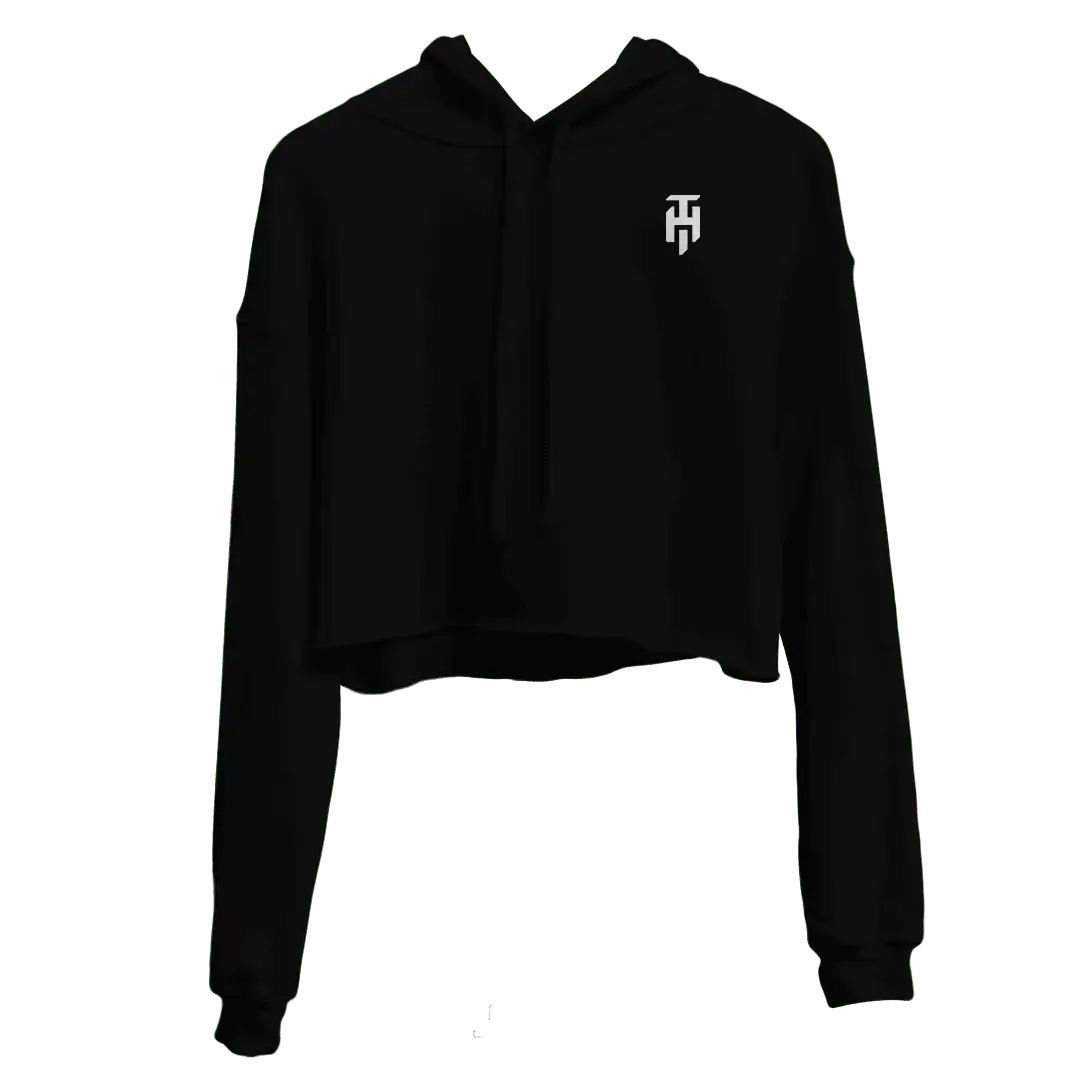 Tee Higgins Signature Logo Crop Top Hoodie