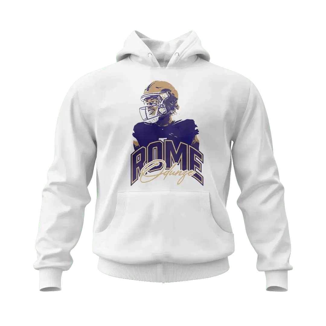 Rome Odunze Bold Signature Hoodie