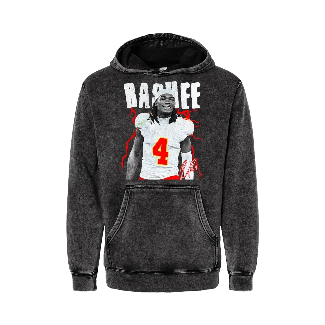 Rashee Rice Mineral Wash Hoodie