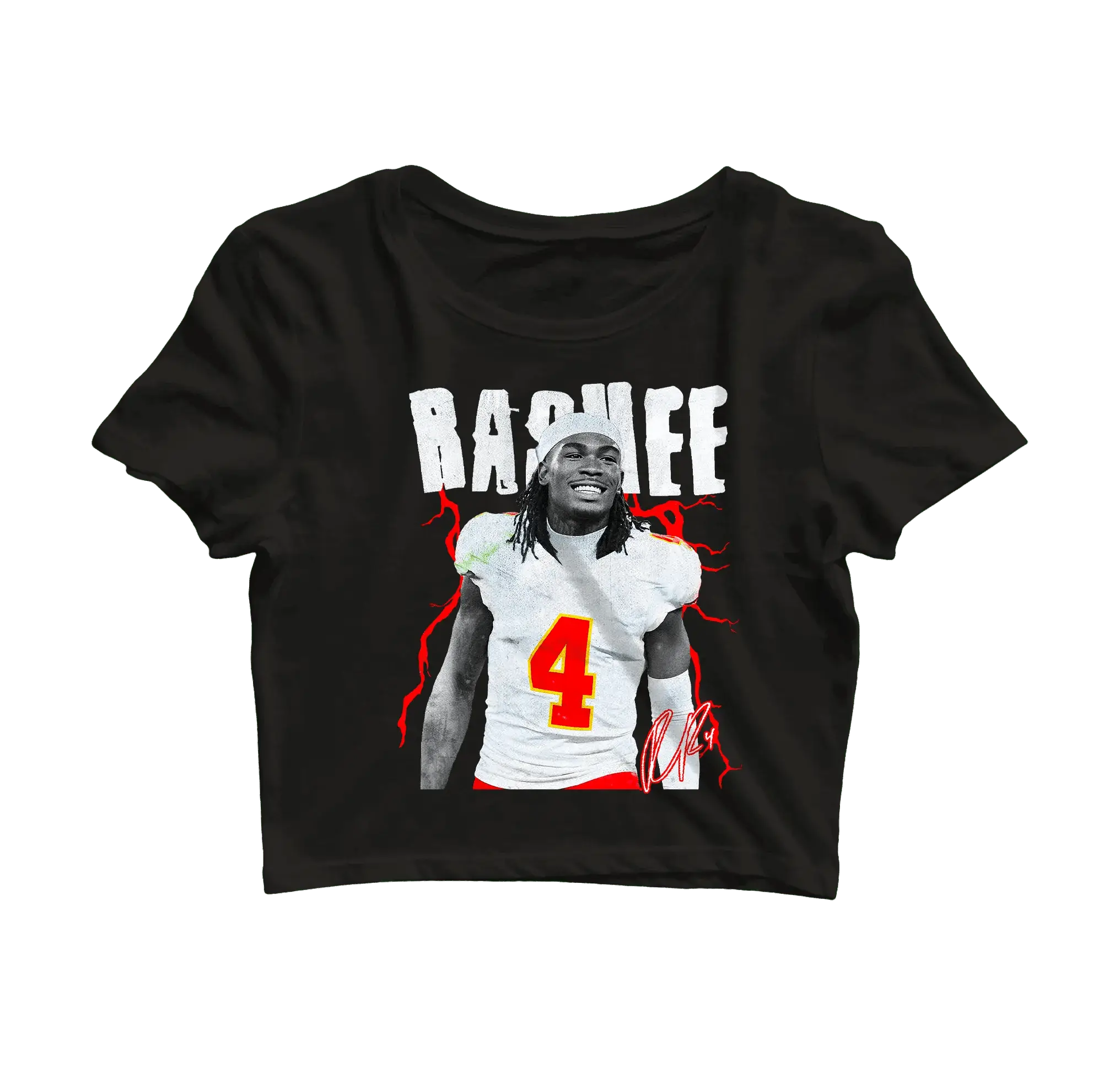 Rashee Rice Vintage Crop Top Shirt