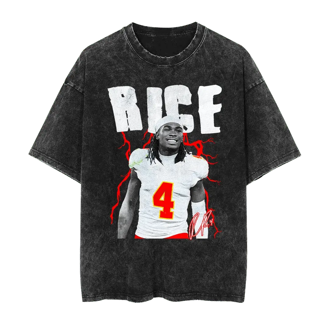 Vintage Rashee Rice Mineral Wash Shirt