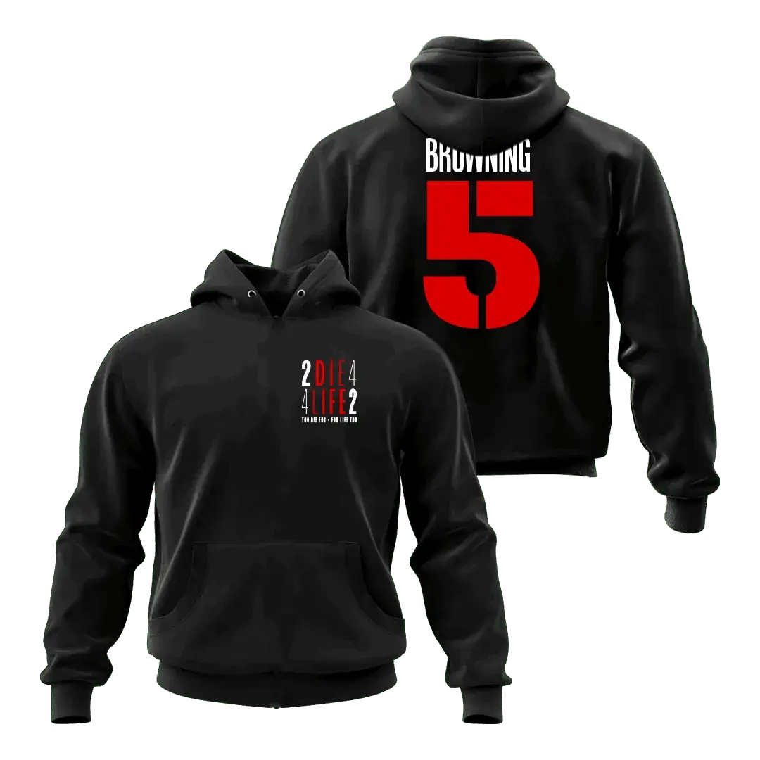 Baron Browning 2442 Signature Logo 5 Hoodie