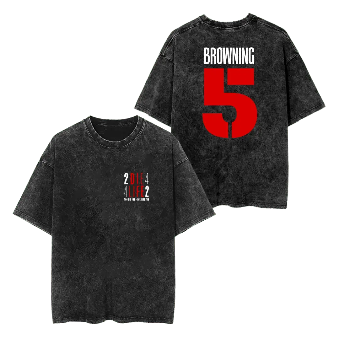 Baron Browning 2442 Signature Logo 5 Mineral Wash Shirt