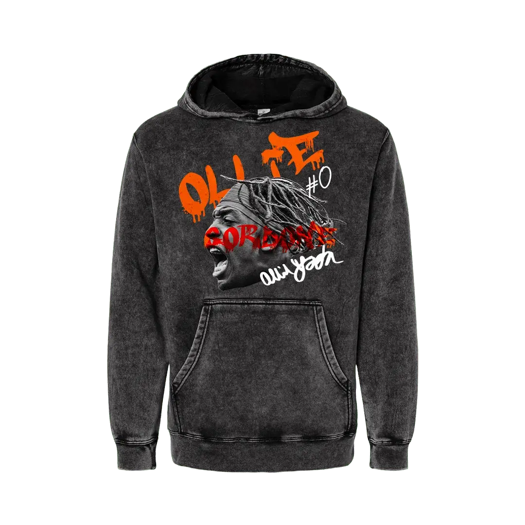 Retro Ollie Gordon Mineral Wash Hoodie