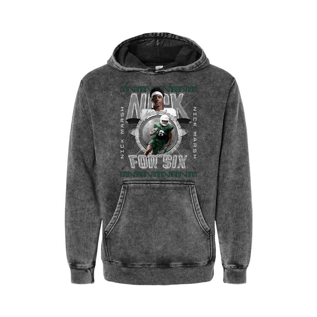 Nick Marsh Nick For Six Mineral Wash Hoodie