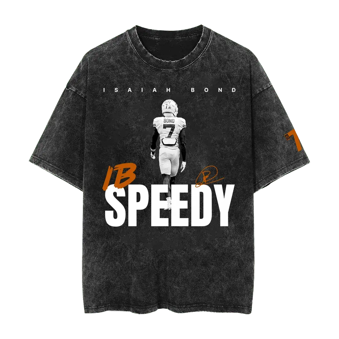 Limited Edition Speedy Isaiah Bond Mineral Wash Shirt