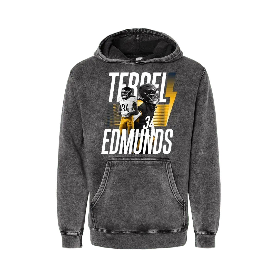 Terrell Edmunds Retro Mineral Wash Hoodie