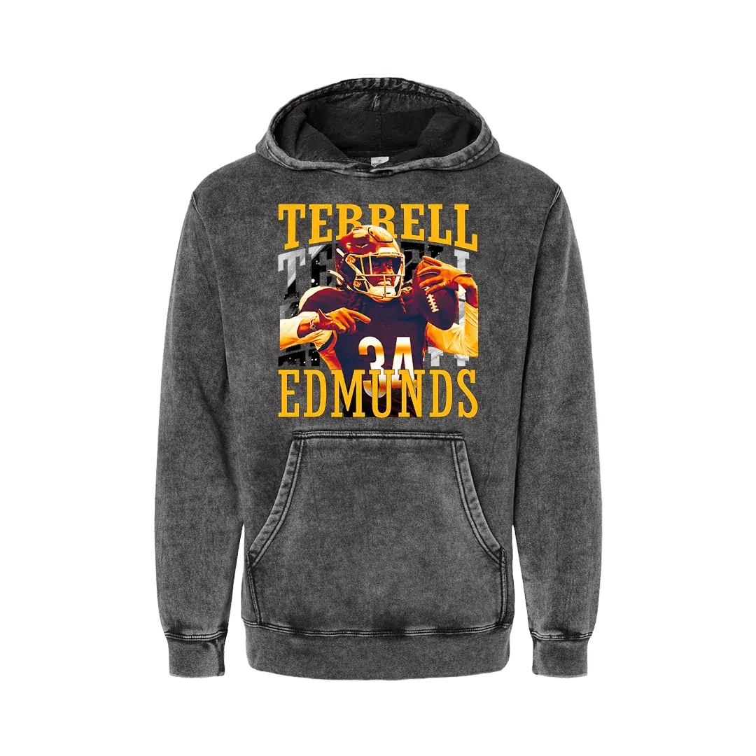 Terrell Edmunds Vintage Mineral Wash Hoodie