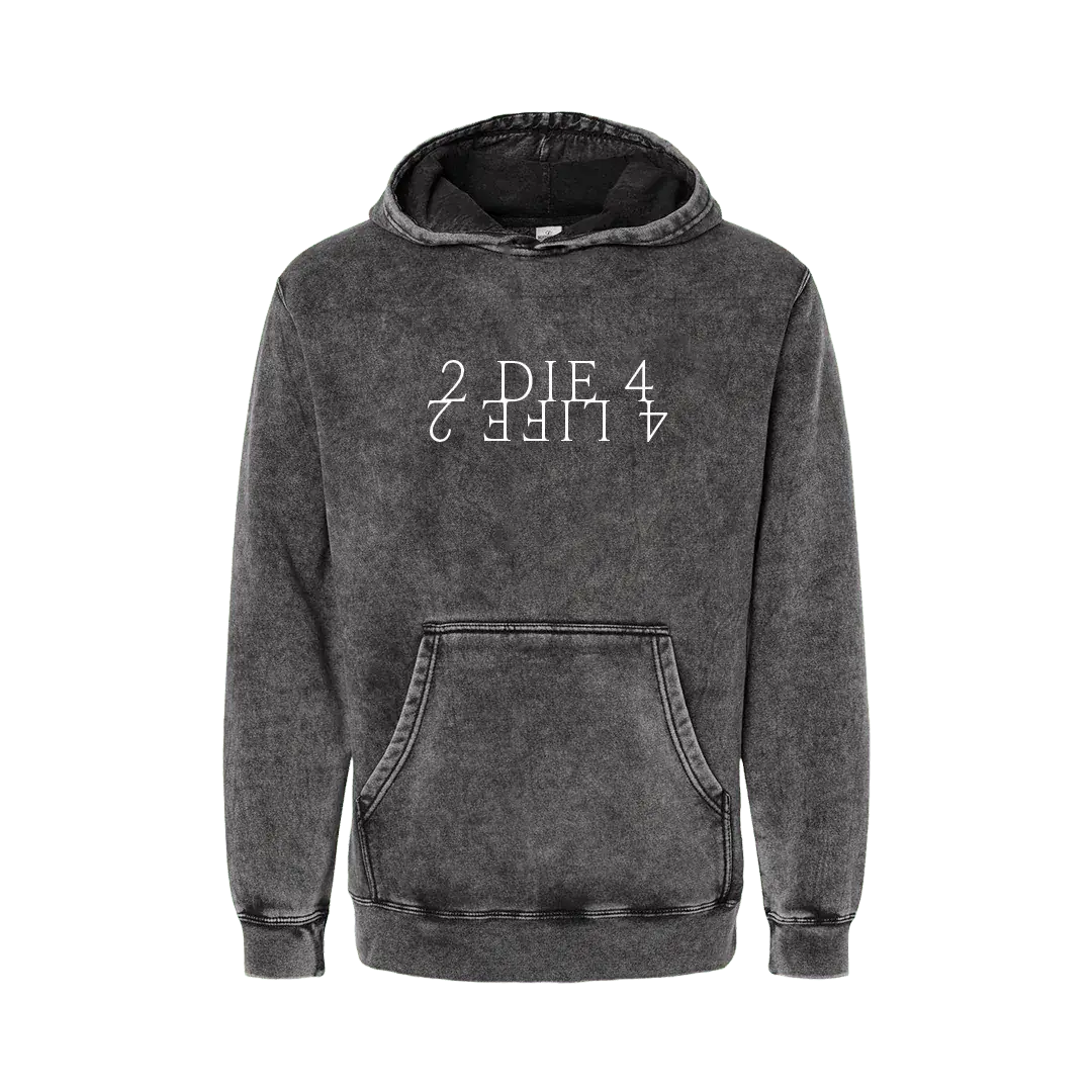 Baron Browning 2 Die for 4 Life 2 Mineral Wash Hoodie
