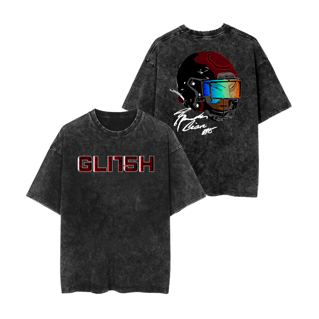 Brandon Cisse Glitch Mineral Wash Shirt