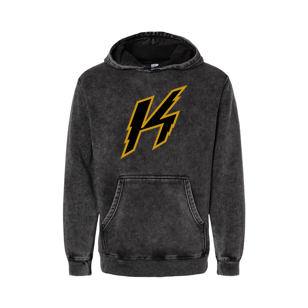 Zach Watts Logo Mineral Wash Hoodie