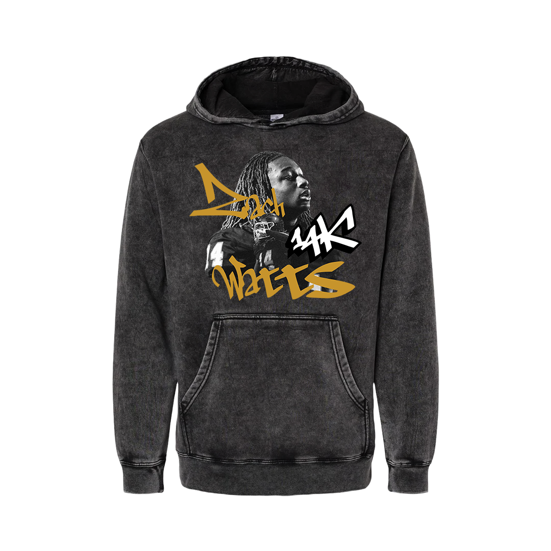 Zach Watts 14k Mineral Wash Hoodie