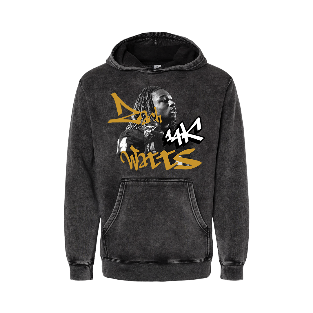 Zach Watts 14k Mineral Wash Hoodie