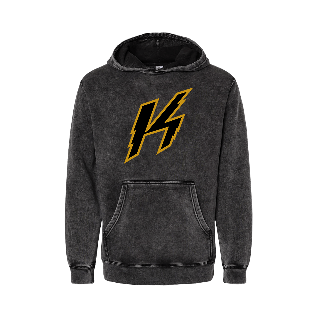 Zach Watts Logo Mineral Wash Hoodie