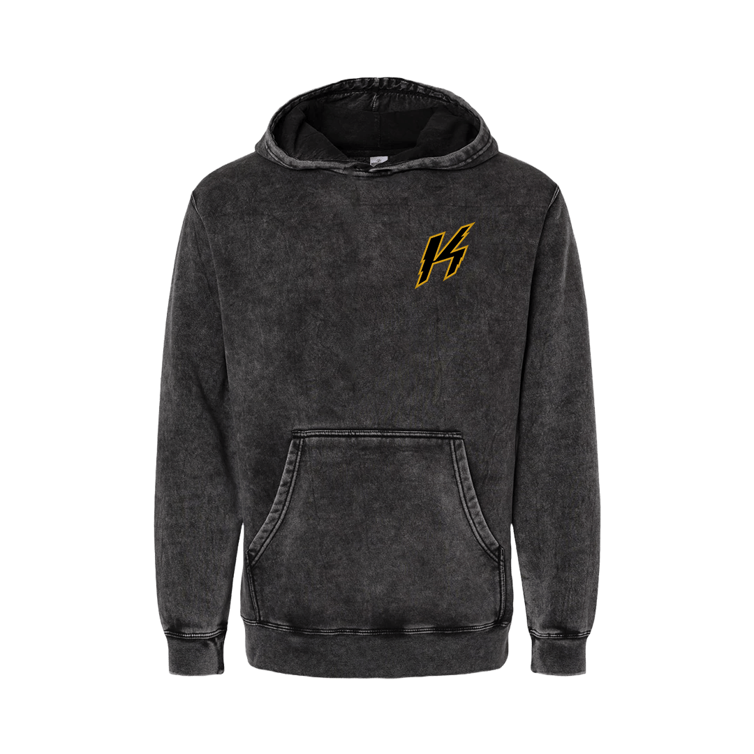 Zach Watts Signature Logo Mineral Wash Hoodie