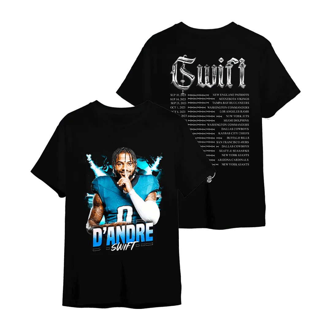 D'Andre Swift Vintage Schedule T-Shirt