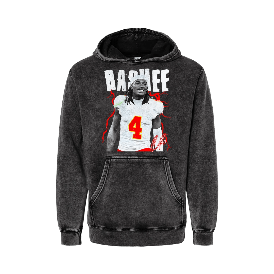 Rashee Rice Mineral Wash Hoodie