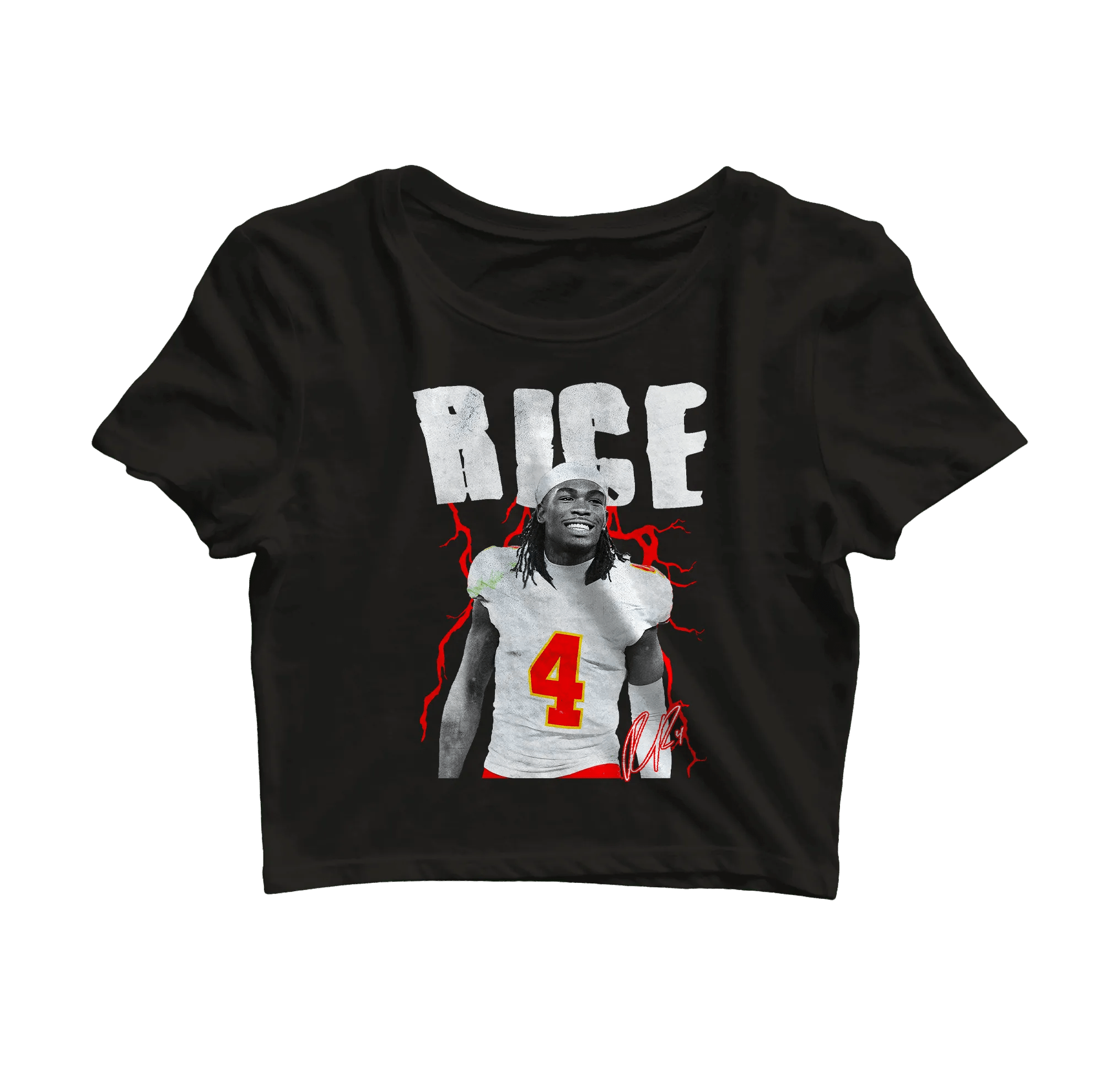 Rashee Rice Vintage Crop Top Shirt