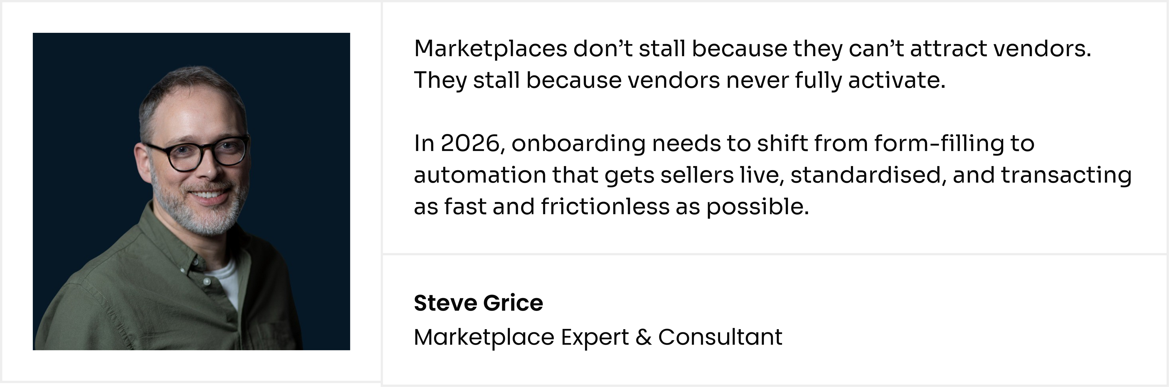 Marketplace consultant quote on marketplaces future