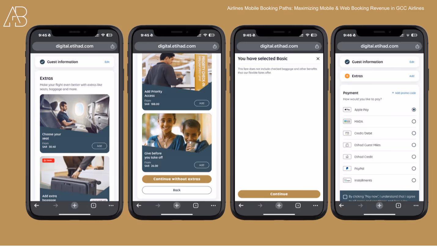 Maximizing Mobile & Web Booking Revenue: A GCC Airlines Case Study