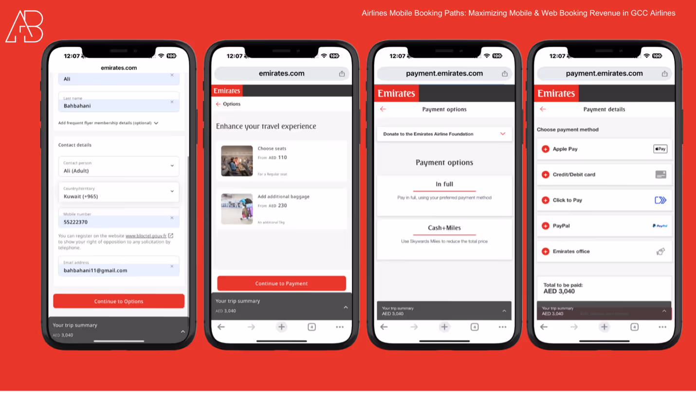 Maximizing Mobile & Web Booking Revenue: A GCC Airlines Case Study