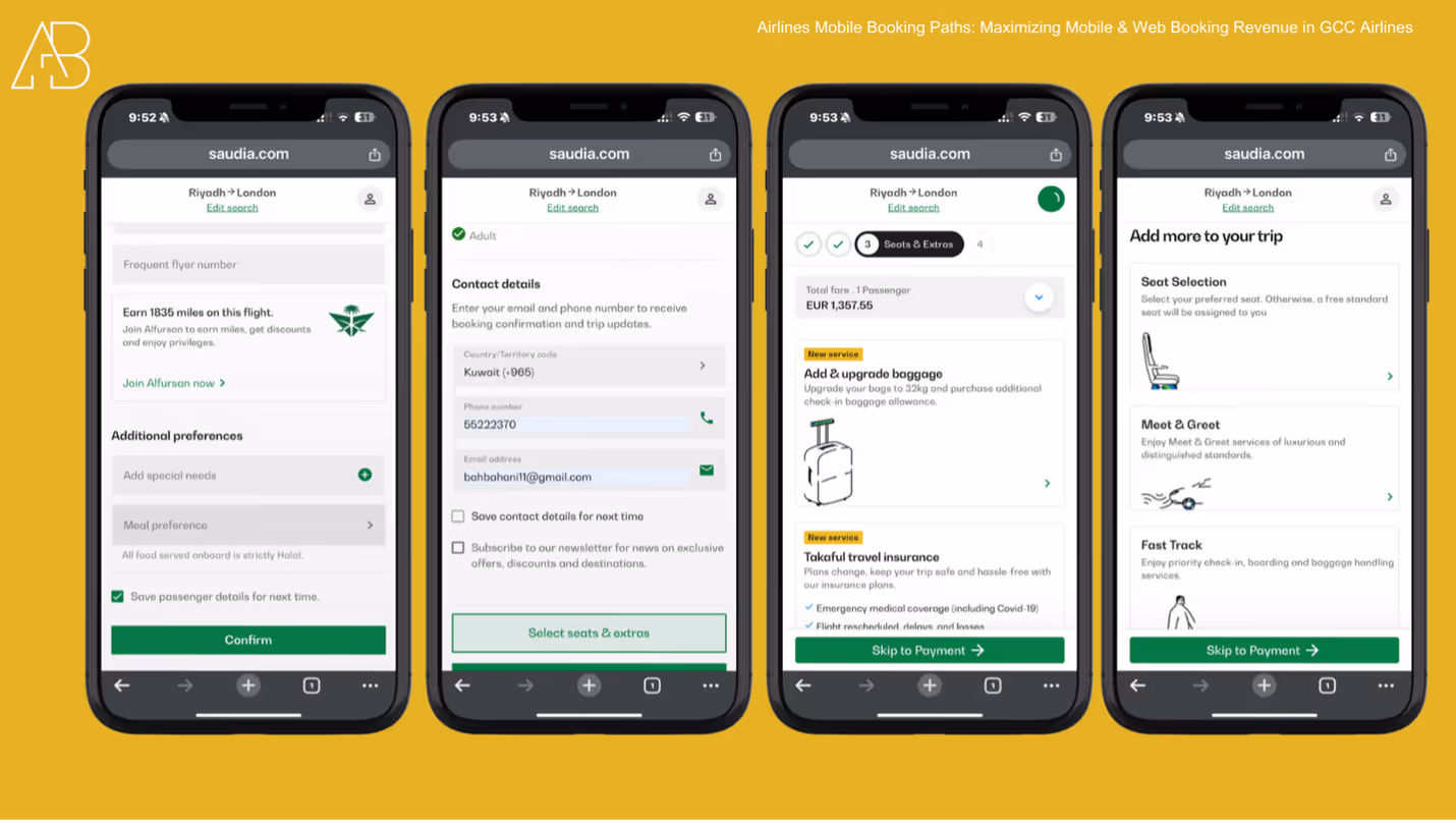 Maximizing Mobile & Web Booking Revenue: A GCC Airlines Case Study