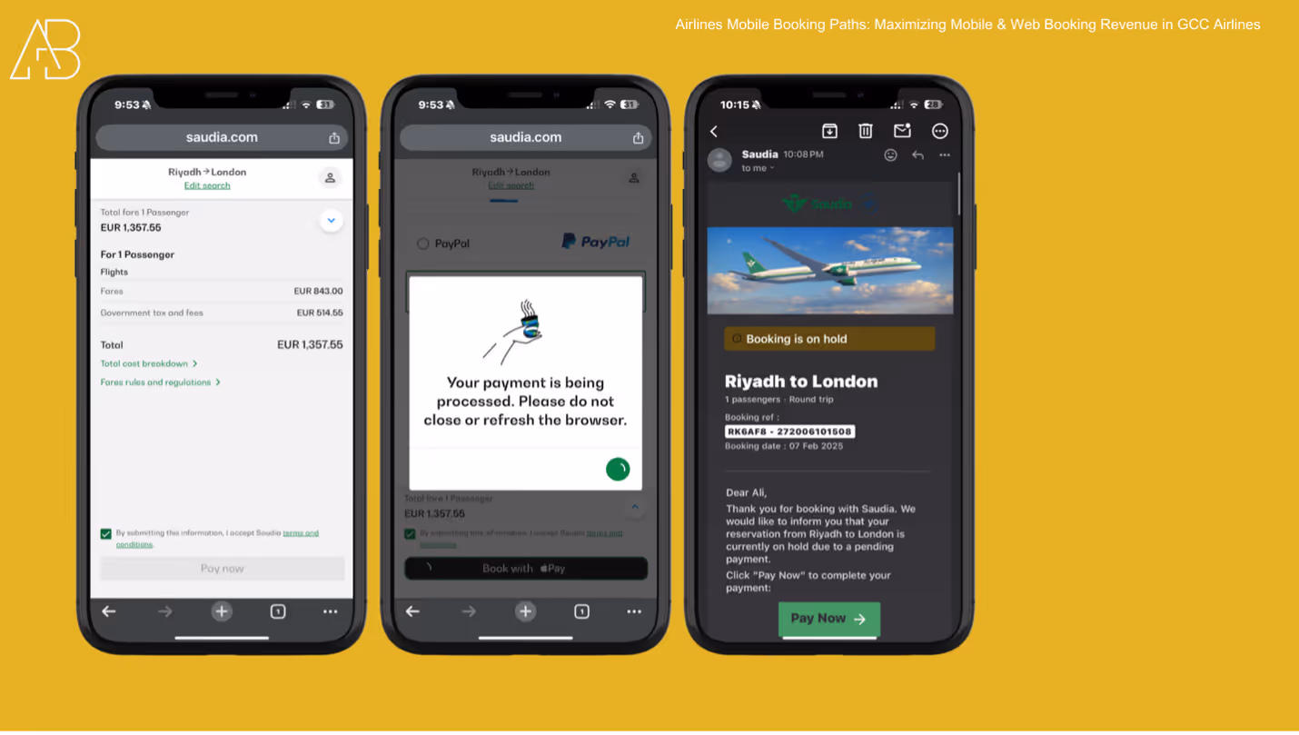 Maximizing Mobile & Web Booking Revenue: A GCC Airlines Case Study