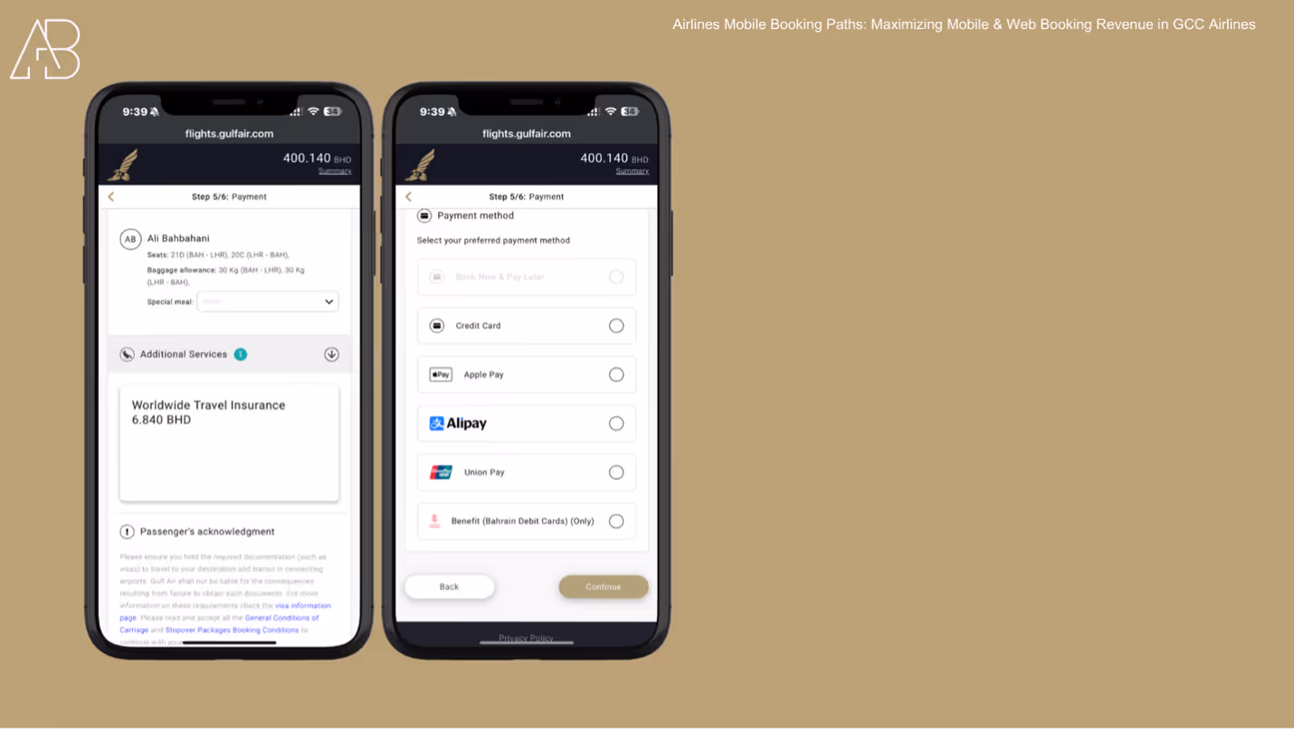 Maximizing Mobile & Web Booking Revenue: A GCC Airlines Case Study