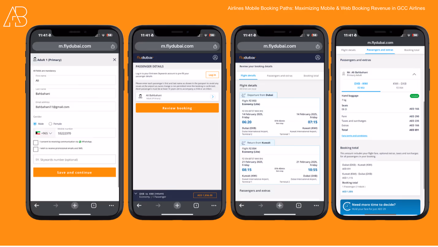 Maximizing Mobile & Web Booking Revenue: A GCC Airlines Case Study