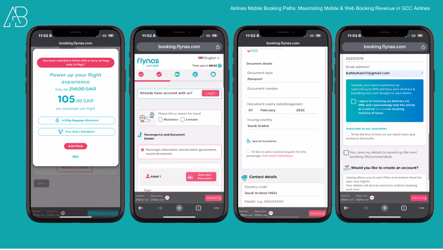 Maximizing Mobile & Web Booking Revenue: A GCC Airlines Case Study