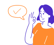 Une femme qui dit que tout est ok